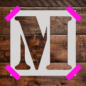 Letter M -Reusable Stencil - Art Stencil - Craft  Stencil - Reusable Large Stencil - Crafting Stencils