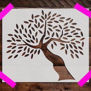 Tree Stencil, Reusable Tree Stencil,  DIY Craft Stencil, Large Tree Stencil, Wall Stencil, Trees, Nature