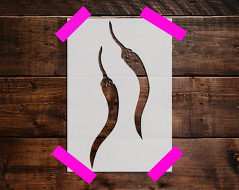 Chili Pepper Stencil Etsy Chili Pepper Stencil Etsy