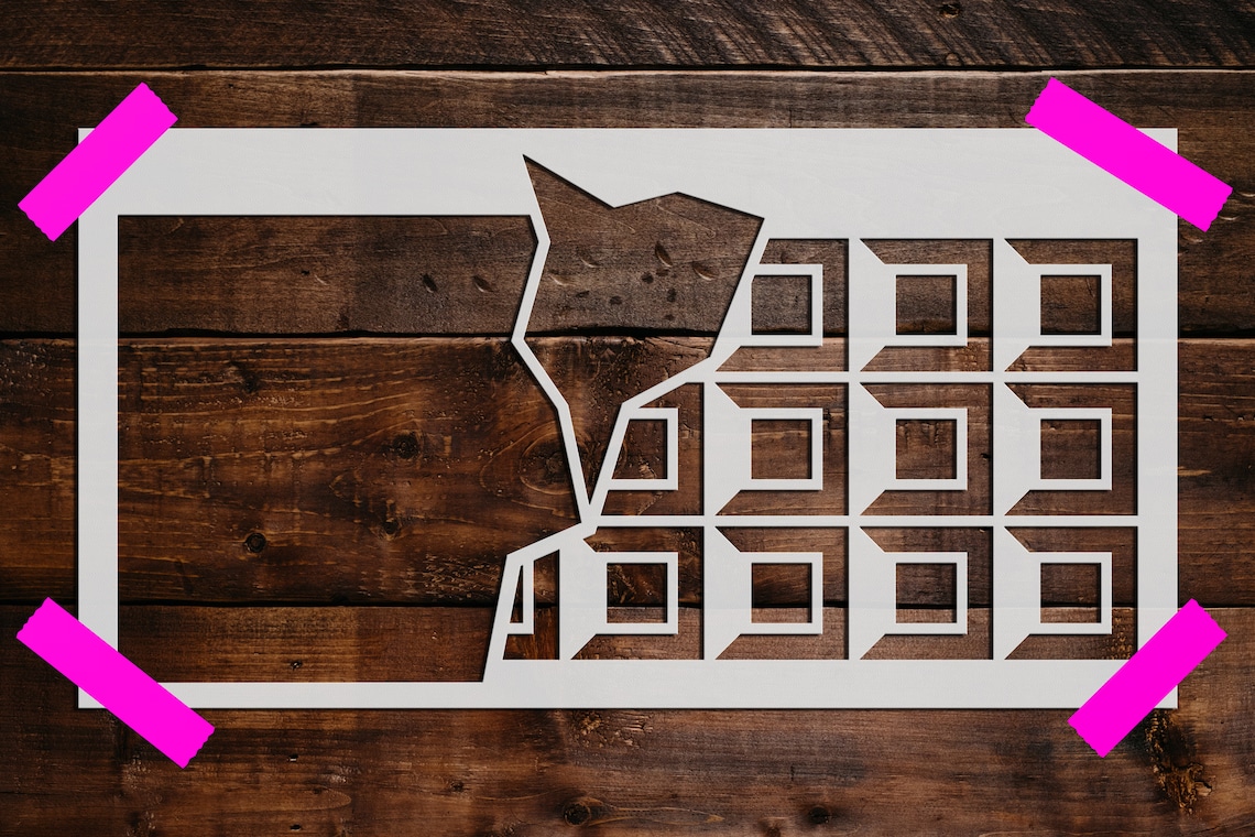 Chocolate Bar Stencil Reusable Chocolate Bar Stencil Art Etsy