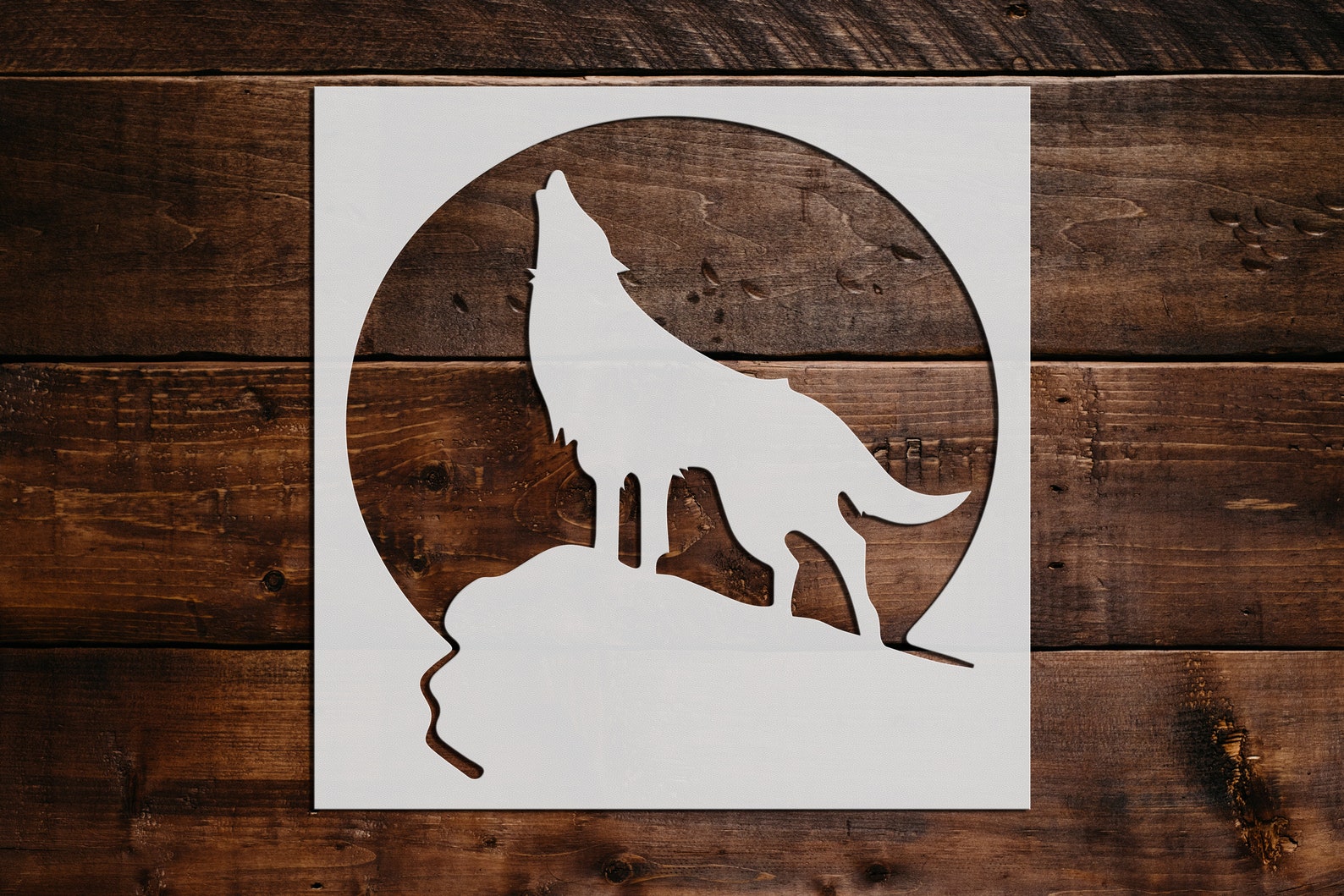 howling-wolf-stencil-reusable-howling-wolf-stencil-art-etsy