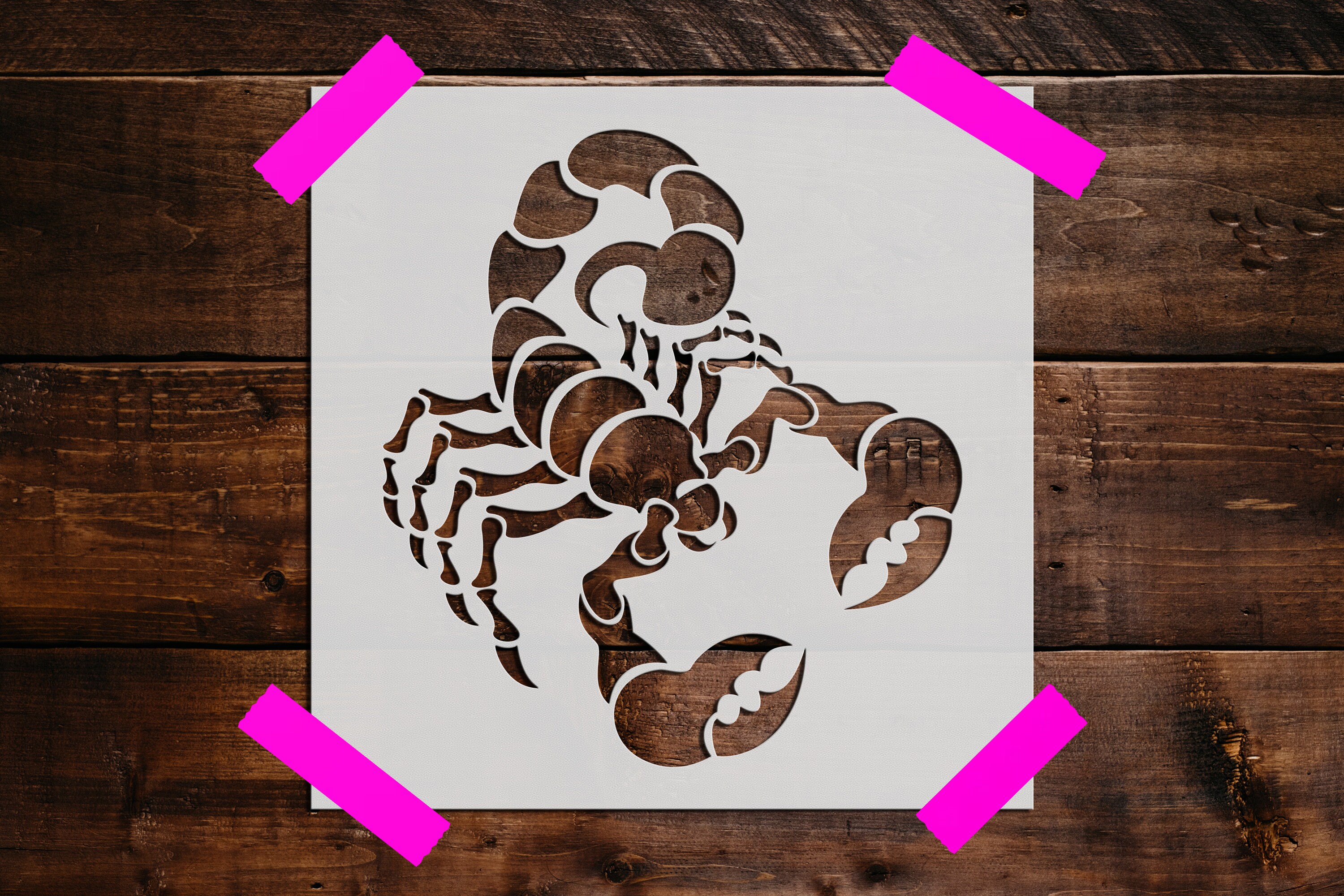 Scorpion Stencil Reusable Scorpion Stencil Art Stencil - Etsy