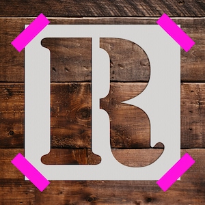 Letter R -Reusable Stencil - Art Stencil - Craft  Stencil - Reusable Large Stencil - Crafting Stencils