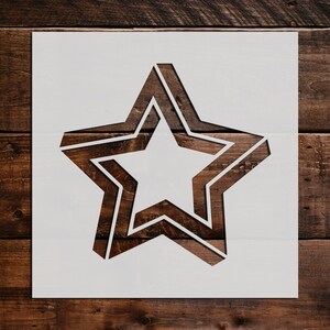 Star Stencil - Reusable Star Stencil - Art Stencil - DIY Craft Stencil ...