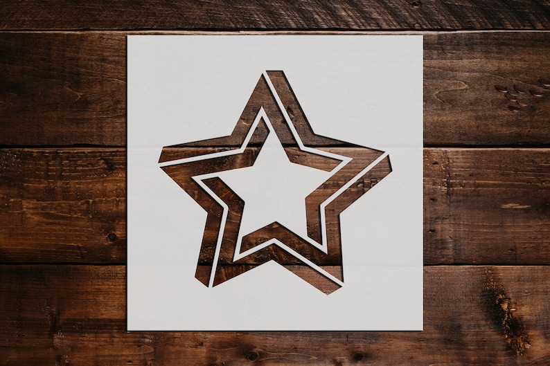 Star Stencil Reusable Star Stencil Art Stencil DIY Craft | Etsy