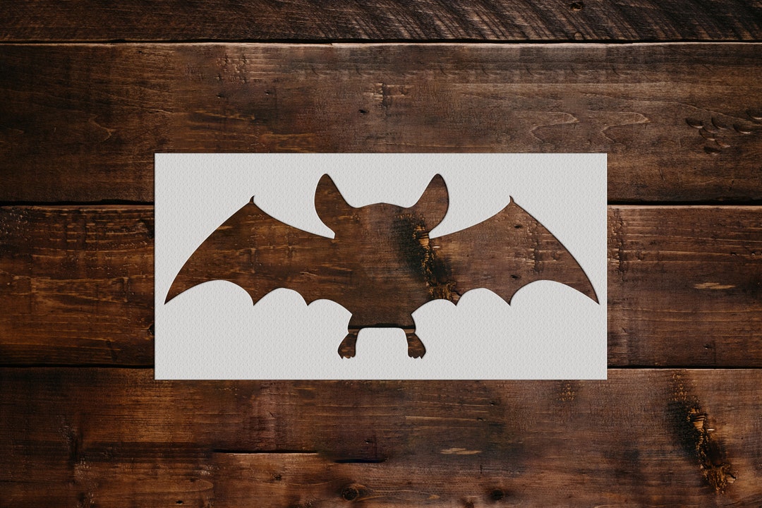 Bat Stencil Reusable Bat Stencil Art Stencil DIY Craft