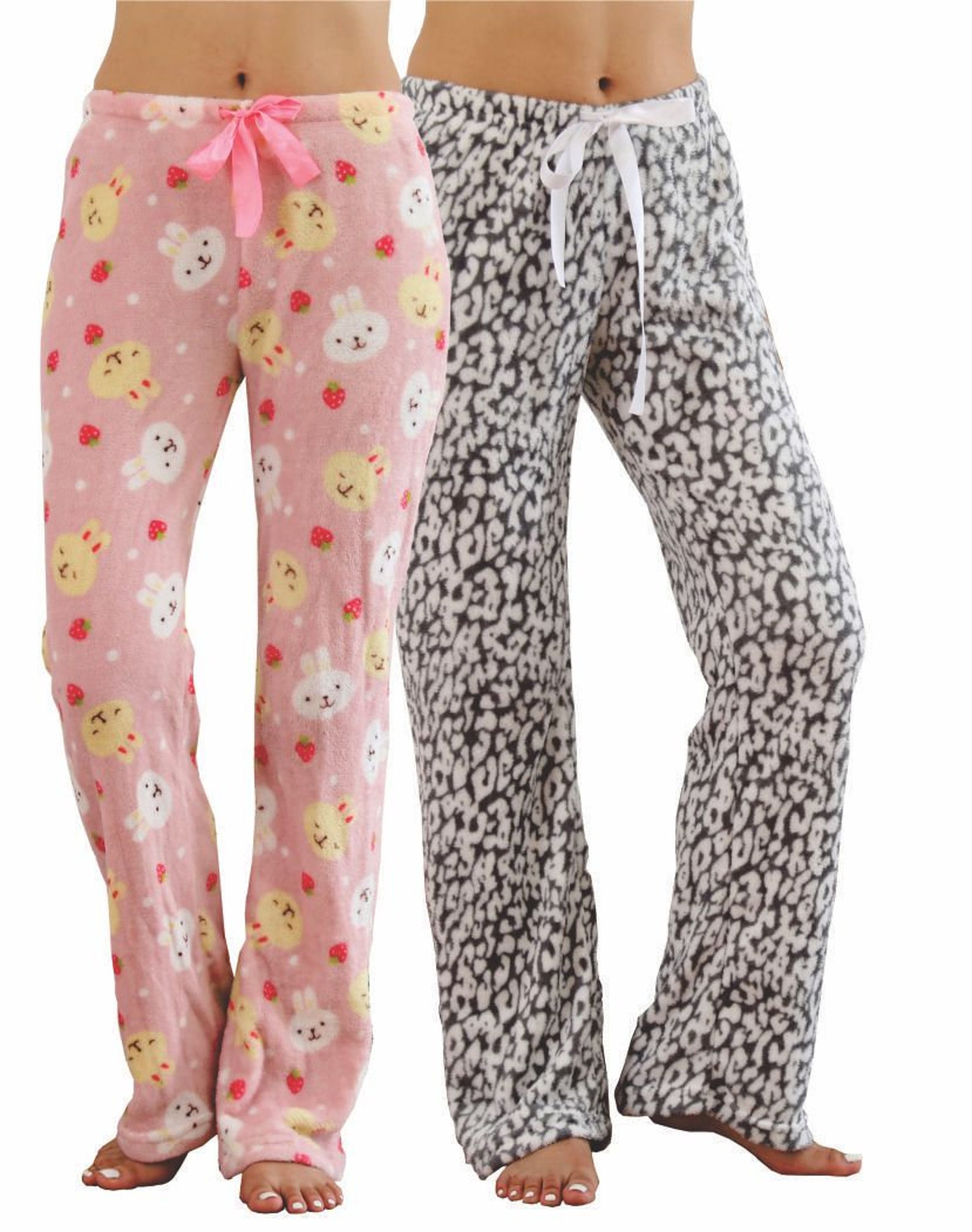 soft plush pajama bottoms