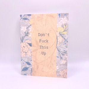 Carte de vœux Don't Fuck This Up