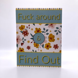 Fuck Around and Discover Carte de vœux