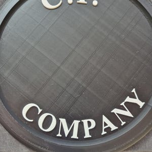 CP C.P. Comapny Collectible Logo – Fashion Memorabilia Display Piece