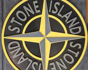 Stone Island Collectible Logo – Fashion Memorabilia Display Piece