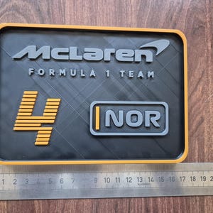 F1 Formula 1 Team Lando Norris Memorabilia wall art