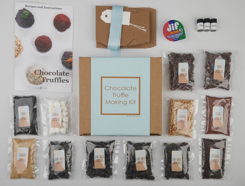 Chocolate Truffle DIY Making Kit Etsy