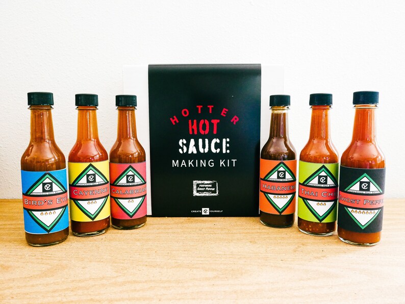 Hotter Hot Sauce Making Kit Etsy
