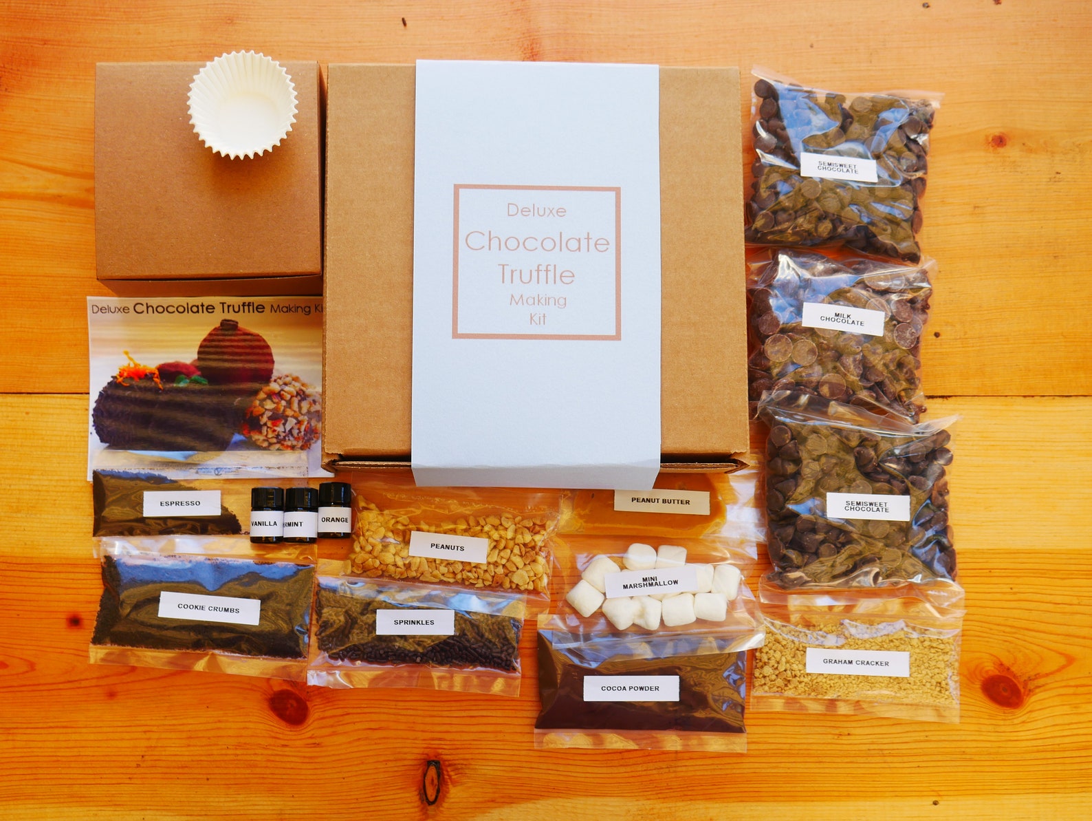 Chocolate Truffle DIY Making Kit Etsy