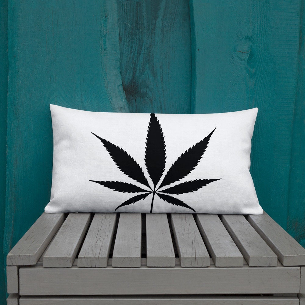 Mary Jane Pillow Marijuana Pillow Weed Pillow Cannabis Etsy