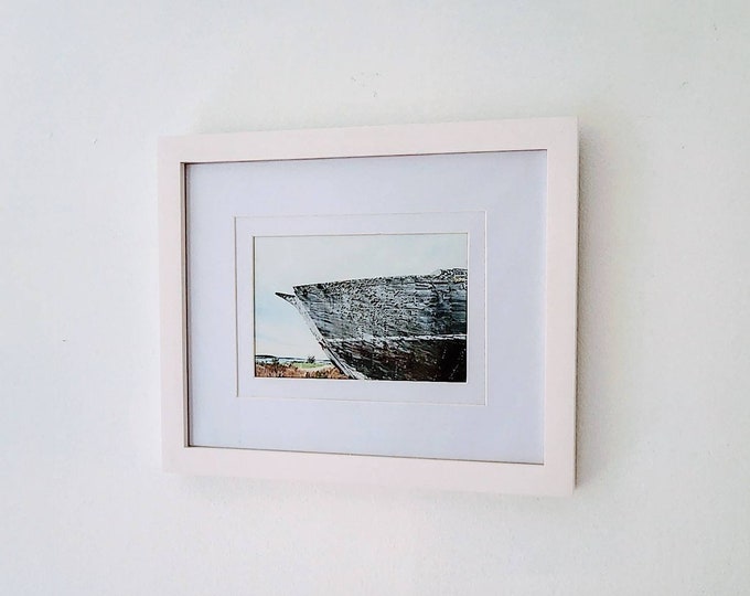 Ancient wooden ship's bow