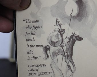 Vintage Don Quixote Book Plates. Set Of 50, In Original Box, Book Lover Gift, Housewarming, Hostess, From Mom, Dad, Grandma
