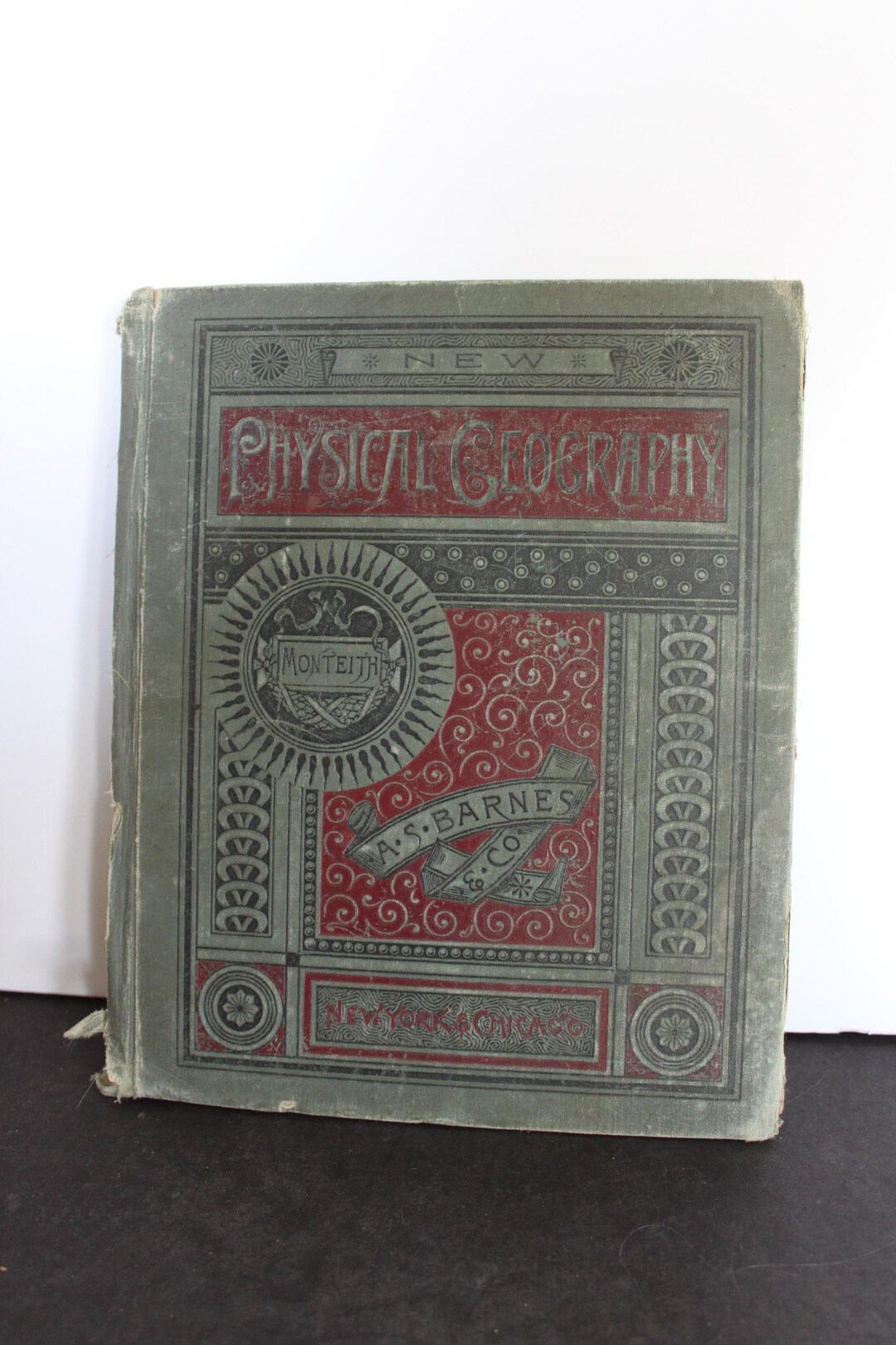Vintage New Physical Geography Book. School Book, 1885, Antique, by ...
