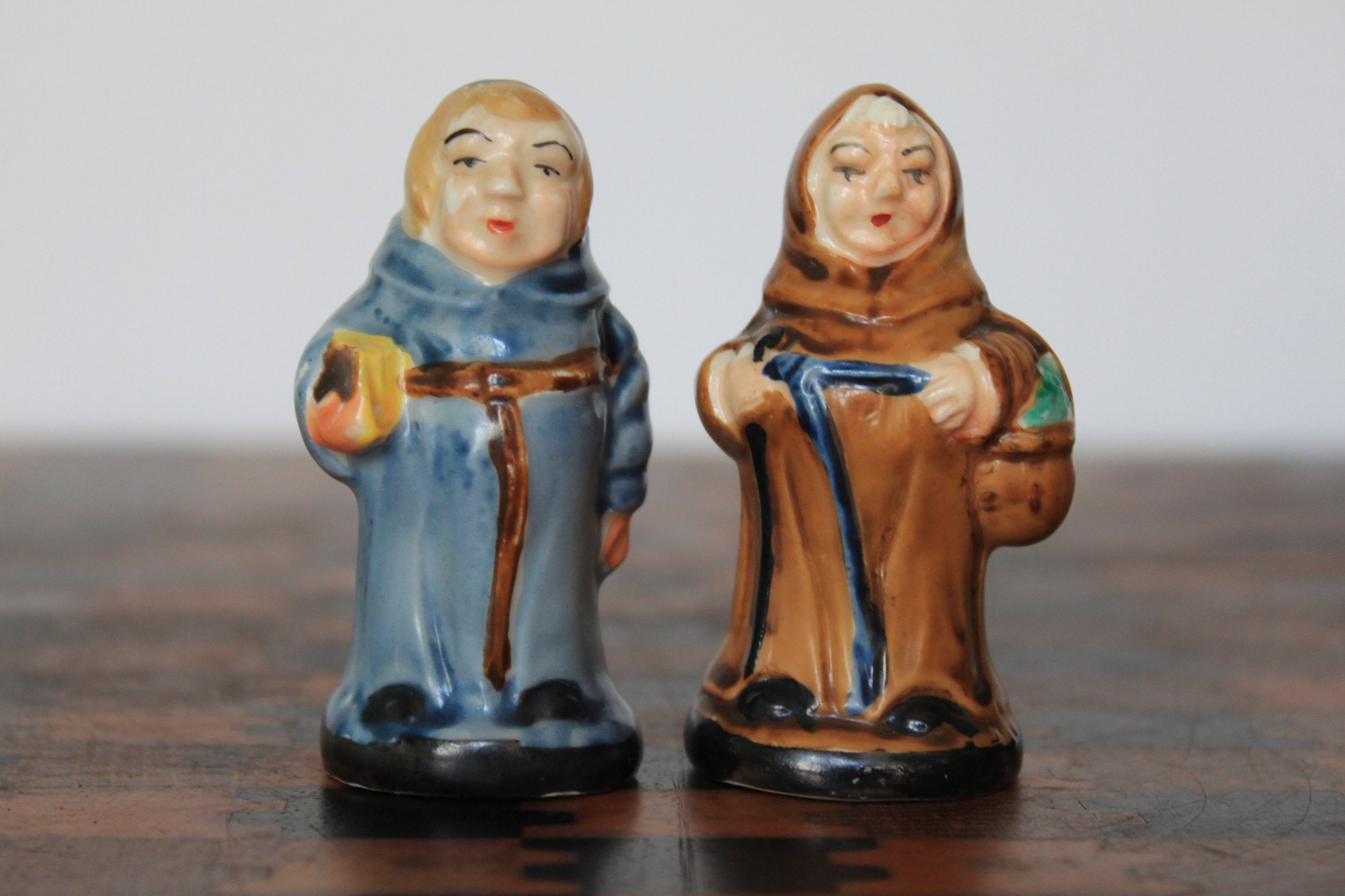 Monk Salt and Pepper - Etsy
