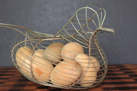 Wire Basket for Collecting Eggs 