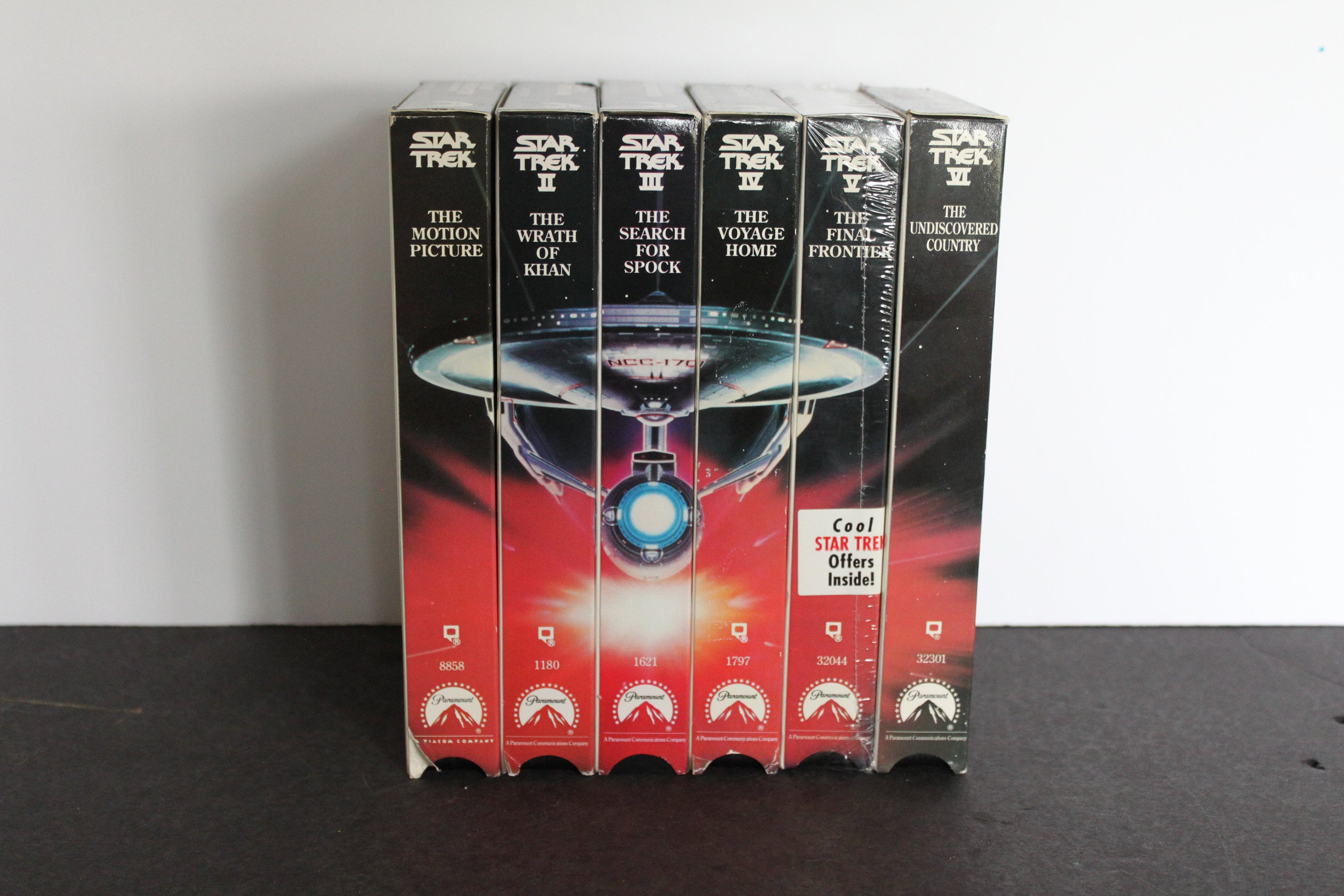 Vintage Star Trek VHS Tape Collection. Movies 1,2,3,4,5,6