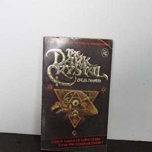 Vintage The Dark Crystal Book. Soft Cover, First Edition, 1982, Slight Damage, Gift For A Collector, Housewarming, Hostess, Fantasy Book.