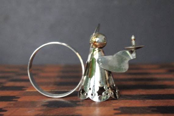 Vintage Angel Napkin Rings. Silver Plated in Original Box Christmas Table Decor Grandmacore Housewarming Hostess Gift Musical Angels. Etsy