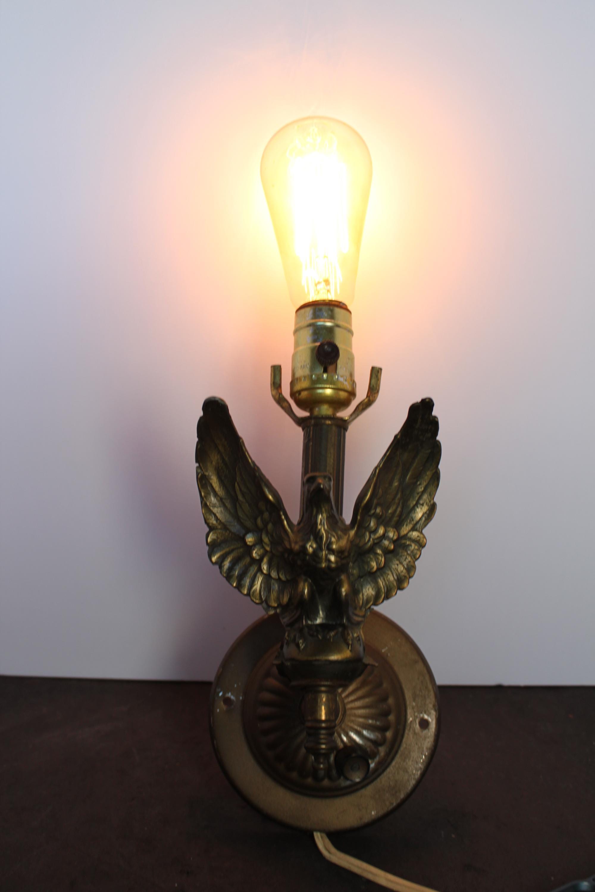 Vintage Eagle Light Fixture - Etsy