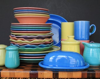 Carnivale Dish For Vintage Kitchen Ware. Replacement Piece, Stoneware Made In Japan, Pastel Colored, Easter, Spring Table Ware. Hostess Gift