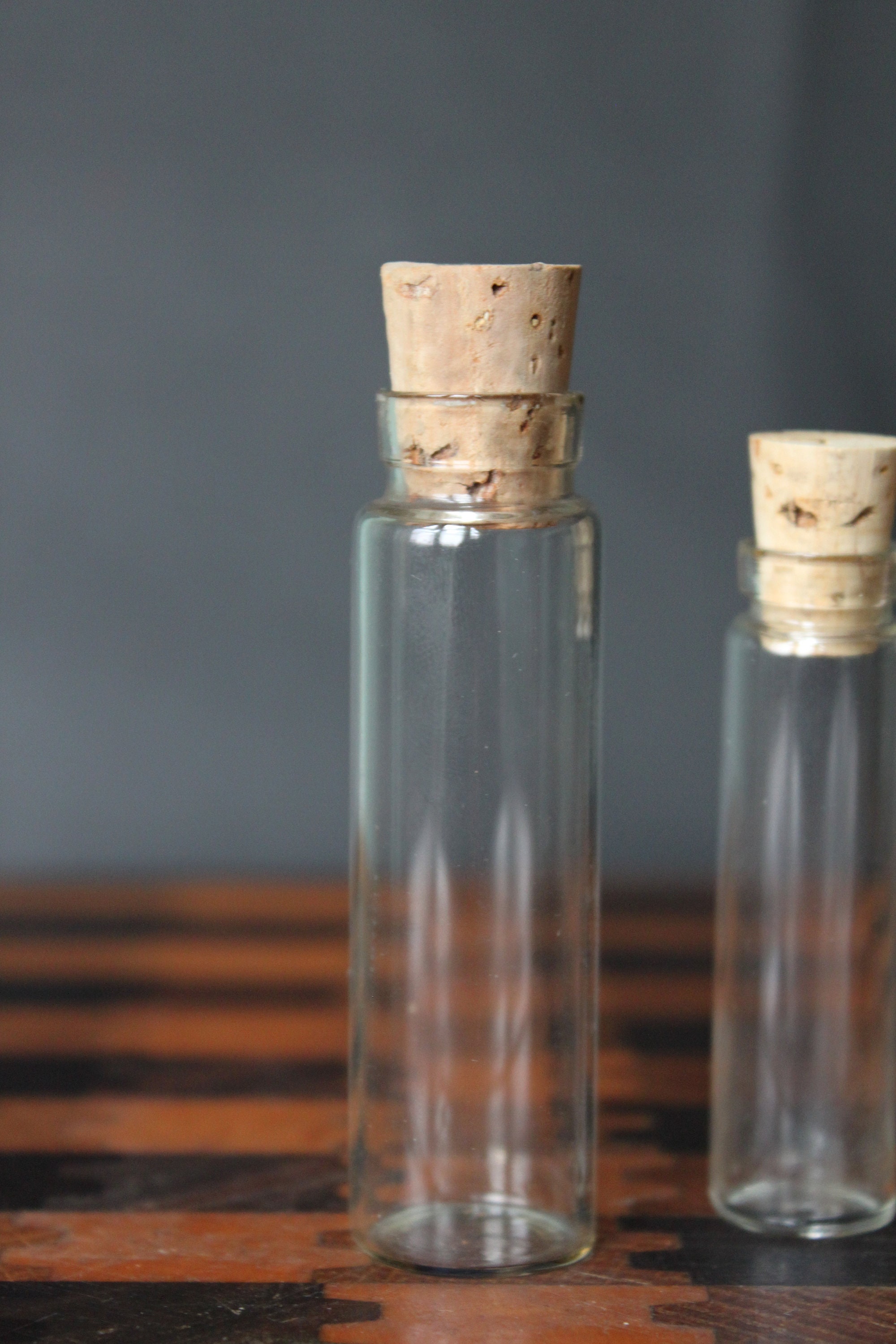 Glass Vials With Corks For Vintage Apothecary Mantel Decor. Etsy