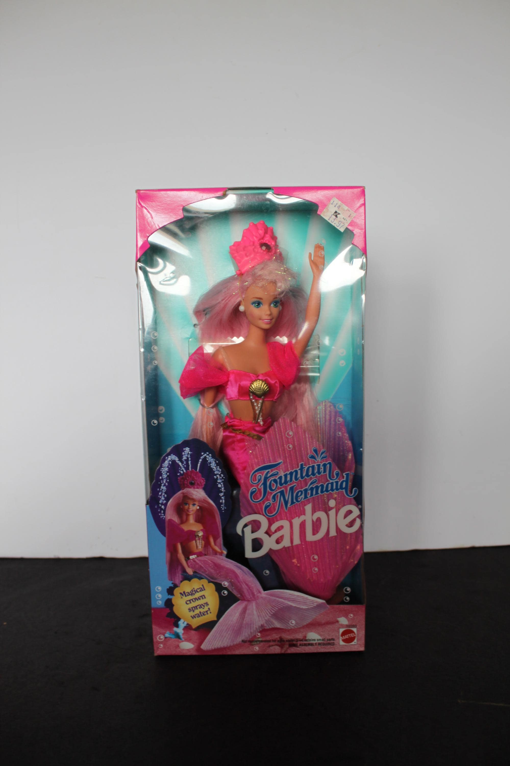 Vintage Fountain Mermaid Barbie. 1993 Mattel, New in Box, MINT