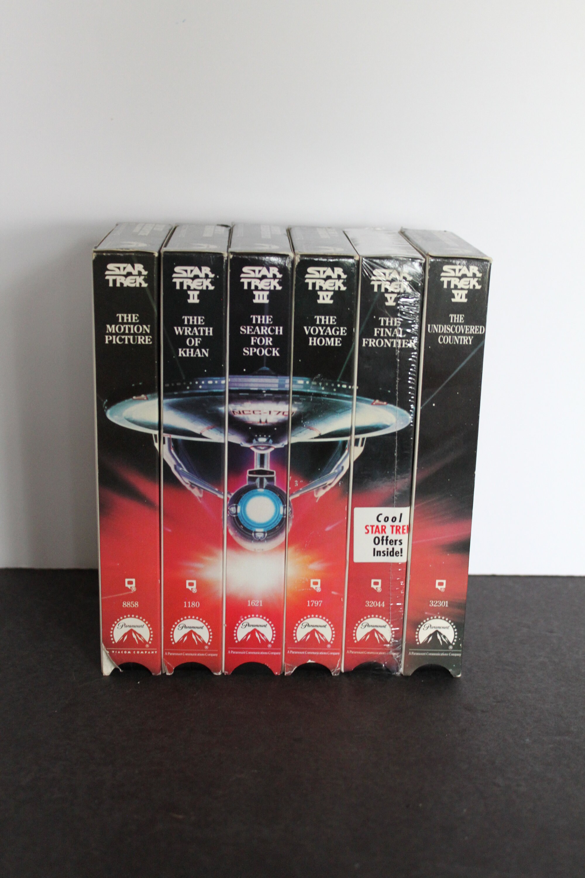 Vintage Star Trek VHS Tape Collection. Movies 1,2,3,4,5,6
