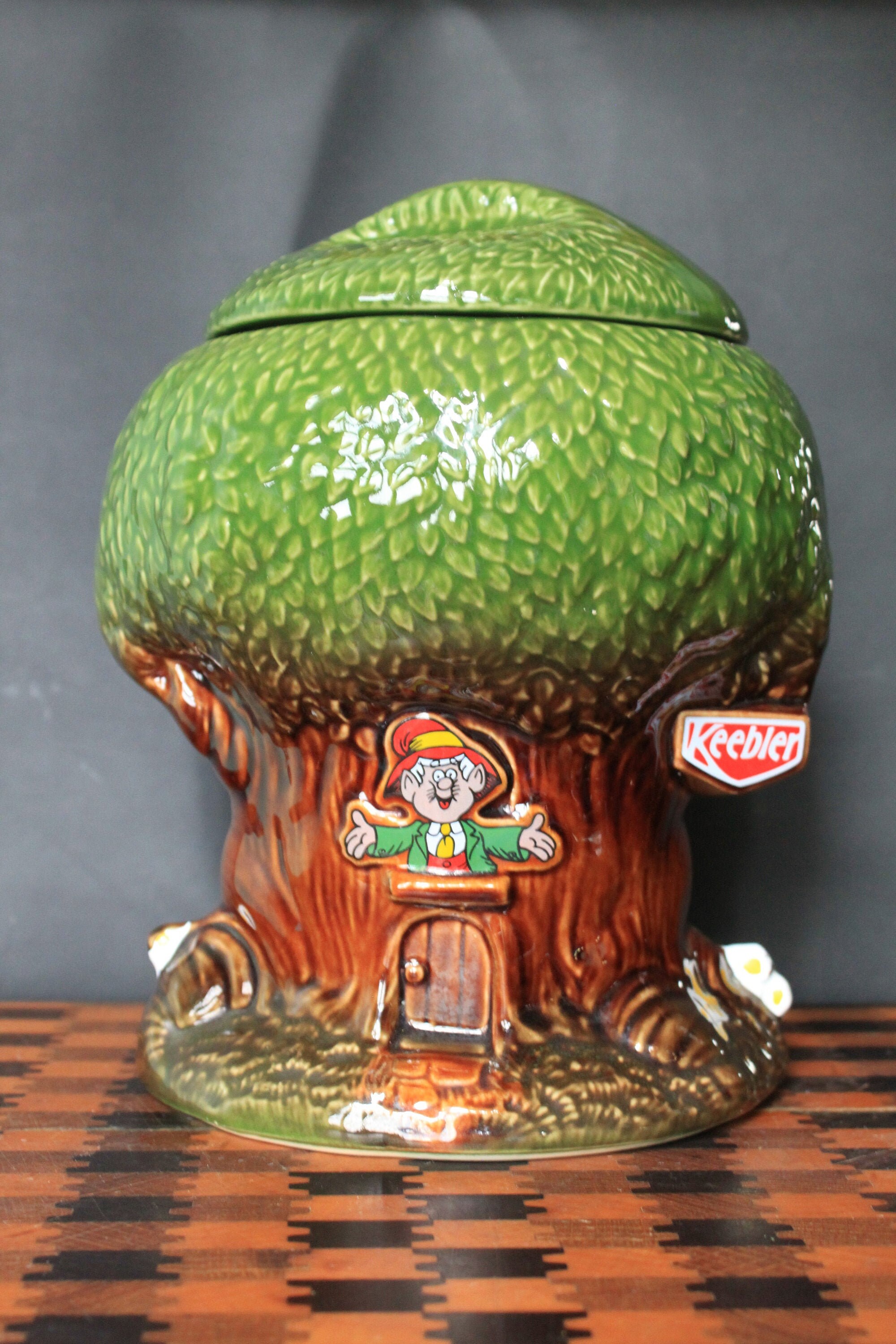 Vintage Keebler Elf Tree Cookie Jar for Retro Kitchen Ware Etsy