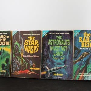 Vintage Ace Double Paper Back Books. CHOOSE, Science Fiction, Fantasy, Space, Aliens, Gift For A Reader, Collector, Double Sided Books.