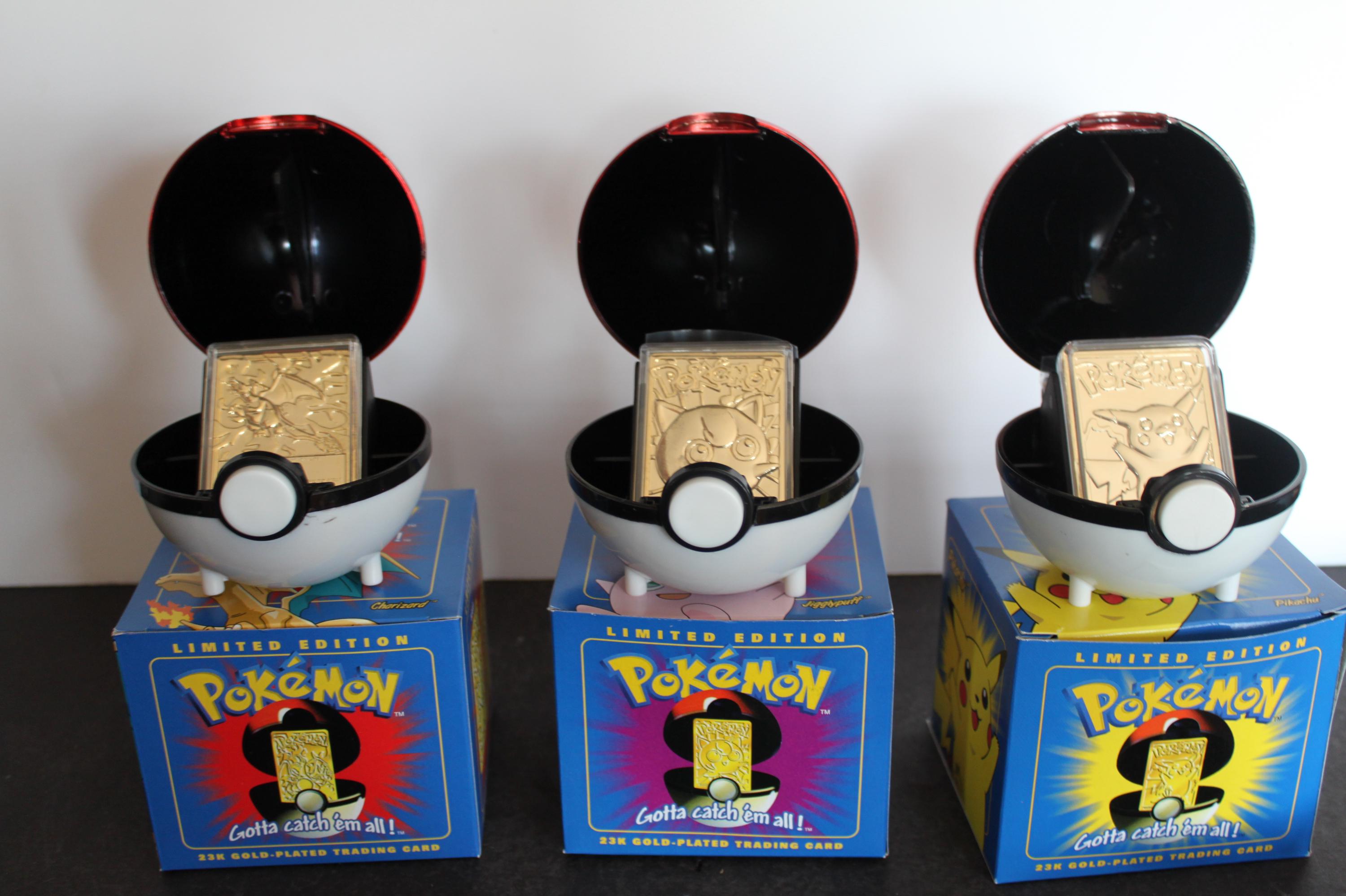 what does a gold pokemon card look like RED Pokemon 