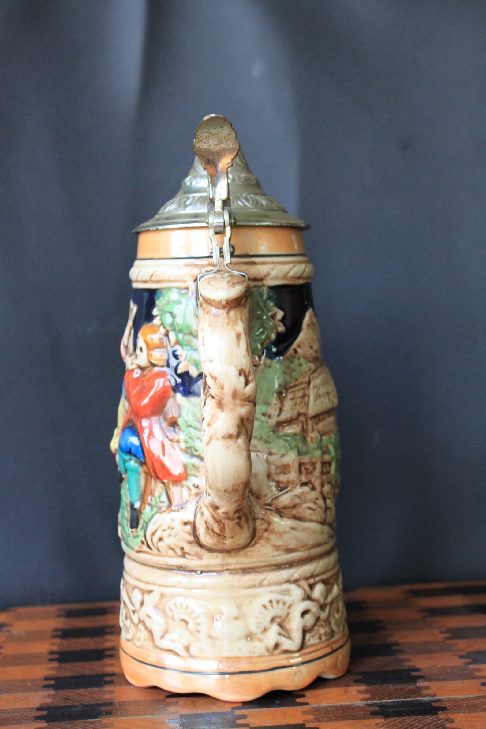 Apco Beer Stein Music Box Ceramic Cup for Vintage Bar Ware or Etsy