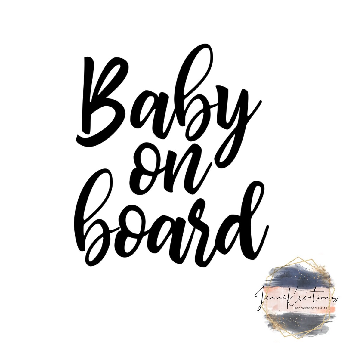 Baby On Board Decal Car Decals Bumper Stickers Baby Etsy