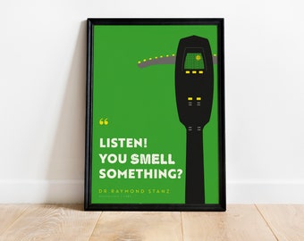 Ghostbusters Minimal Film Poster | Perfect for a Movie Lover | Illustration | Film Quote | Birthday Present | Anniversary | New Home