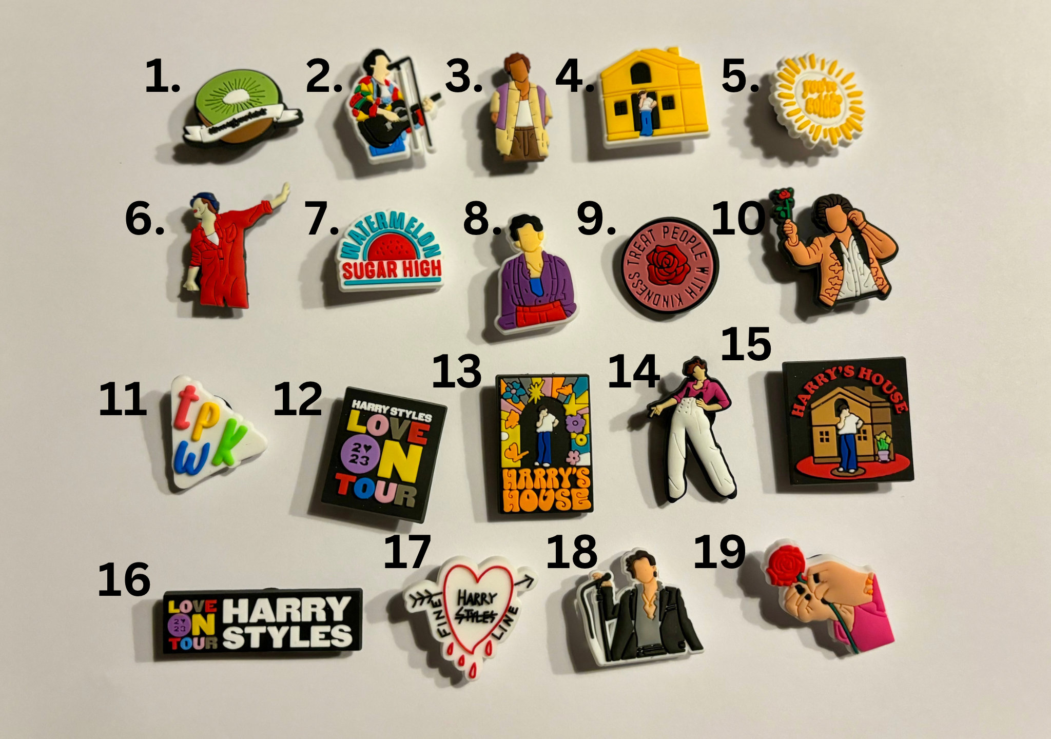 Harry styles croc charms new arrivals