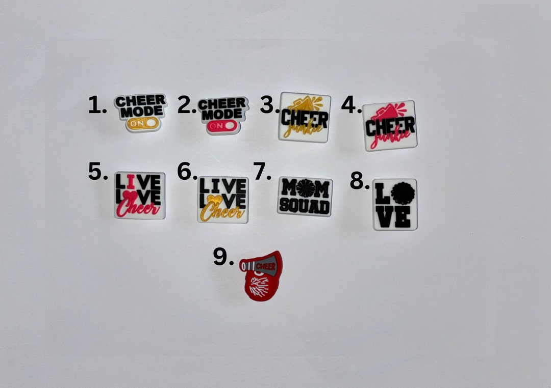 Cheer Leading Inspired Croc Charms Decorative Shoe Charms Etsy