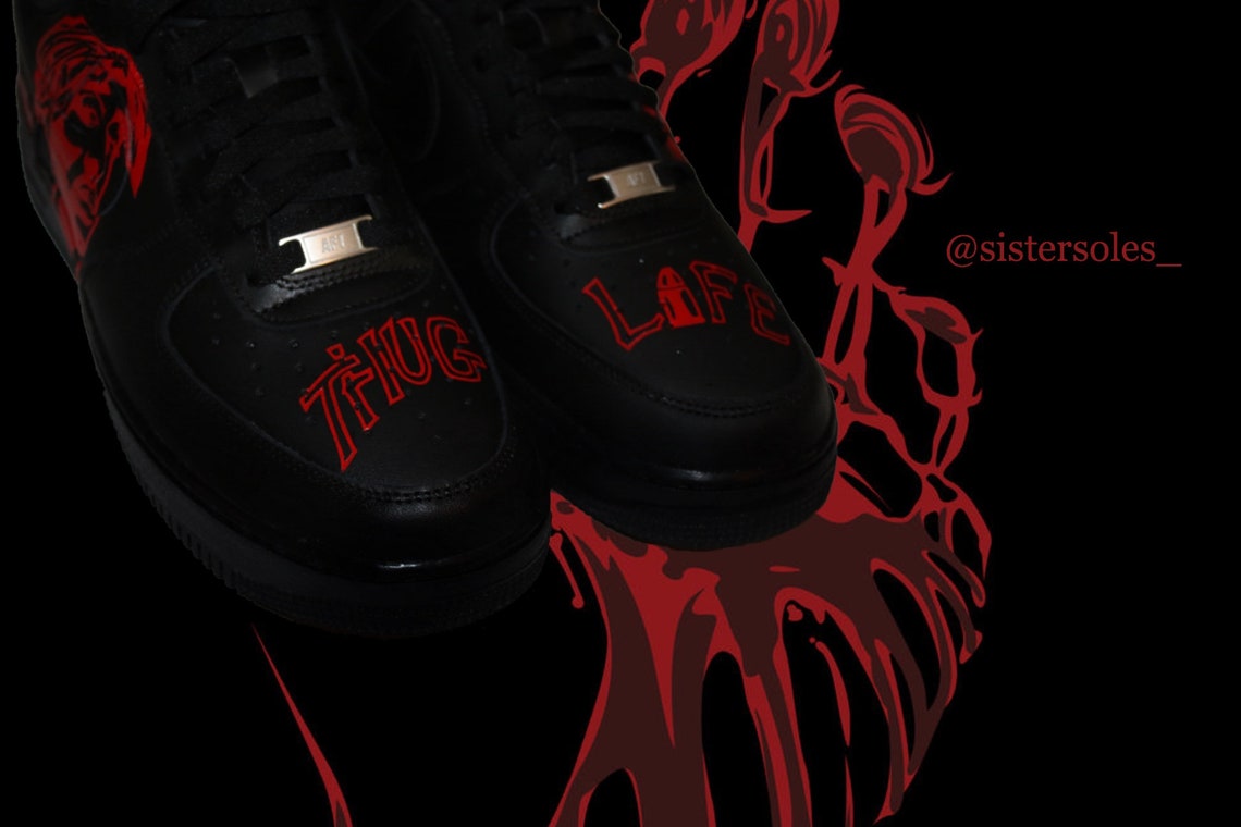 nike air force 1 tupac shakur
