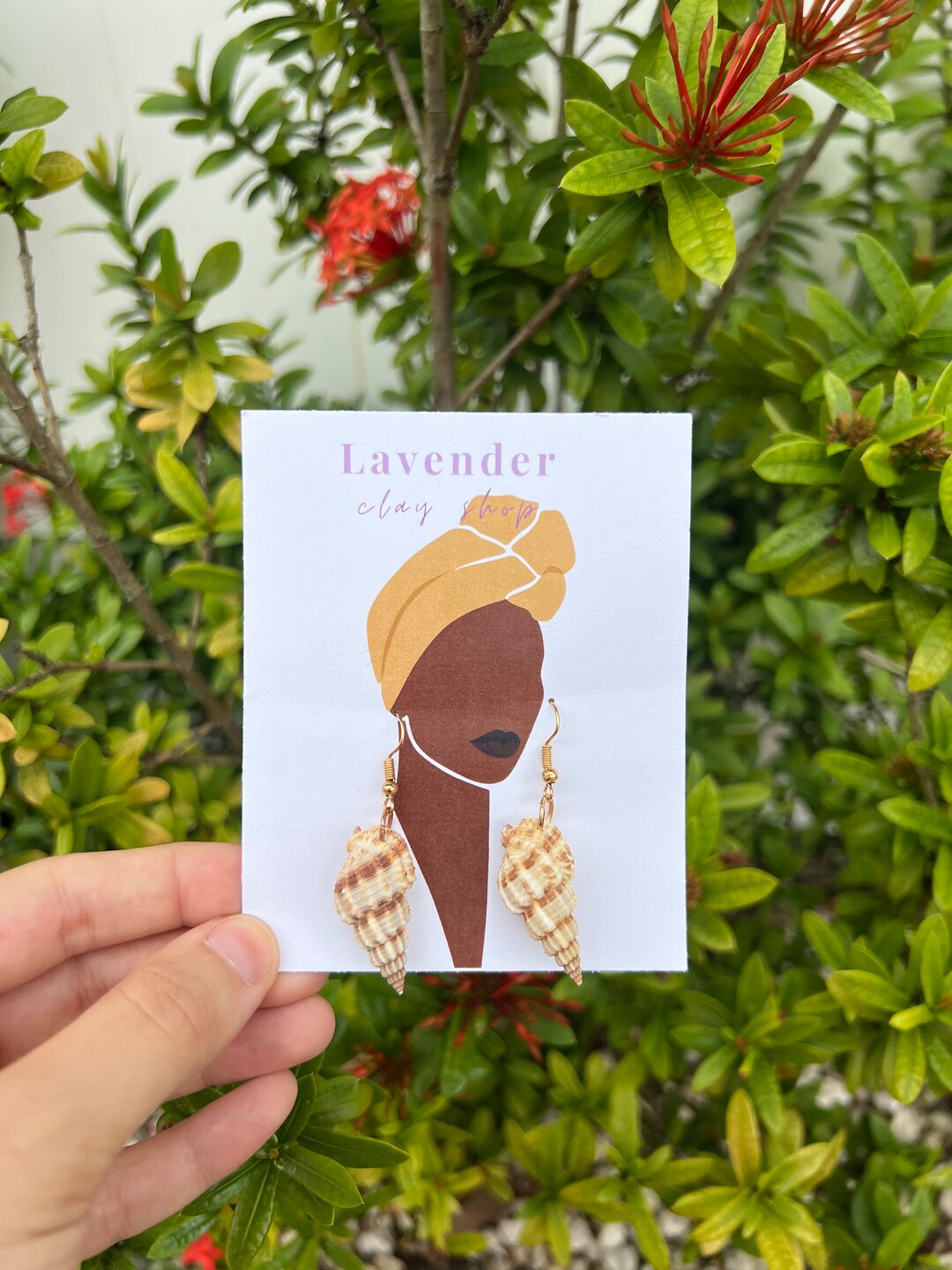 Small Wentletraps Shell Earrings Lightweight Statement Earrings, Gifts