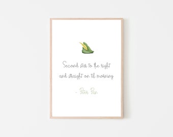 Second star Pan - Wall Art Print