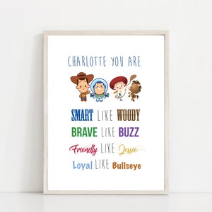Toy story You Are - Wall Art Print - Personalised