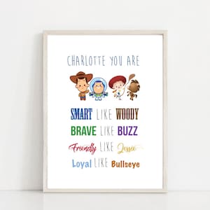 Toy story You Are - Wall Art Print - Personalised