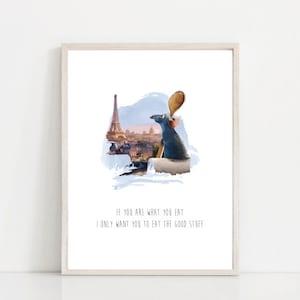 If you are what you eat - Ratatouille Wall Art Print
