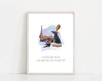 If you are what you eat - Ratatouille Wall Art Print