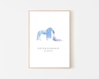 Tú eres el elegido - Lámina decorativa de Frozen