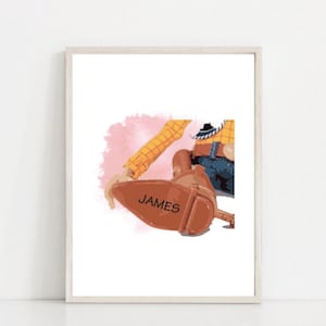 Toy Story Druck - Woody Name Boot